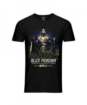 Men's UFC Alex Pereira UFC 281 Champ T-Shirt - Black $13.44 MEN'S