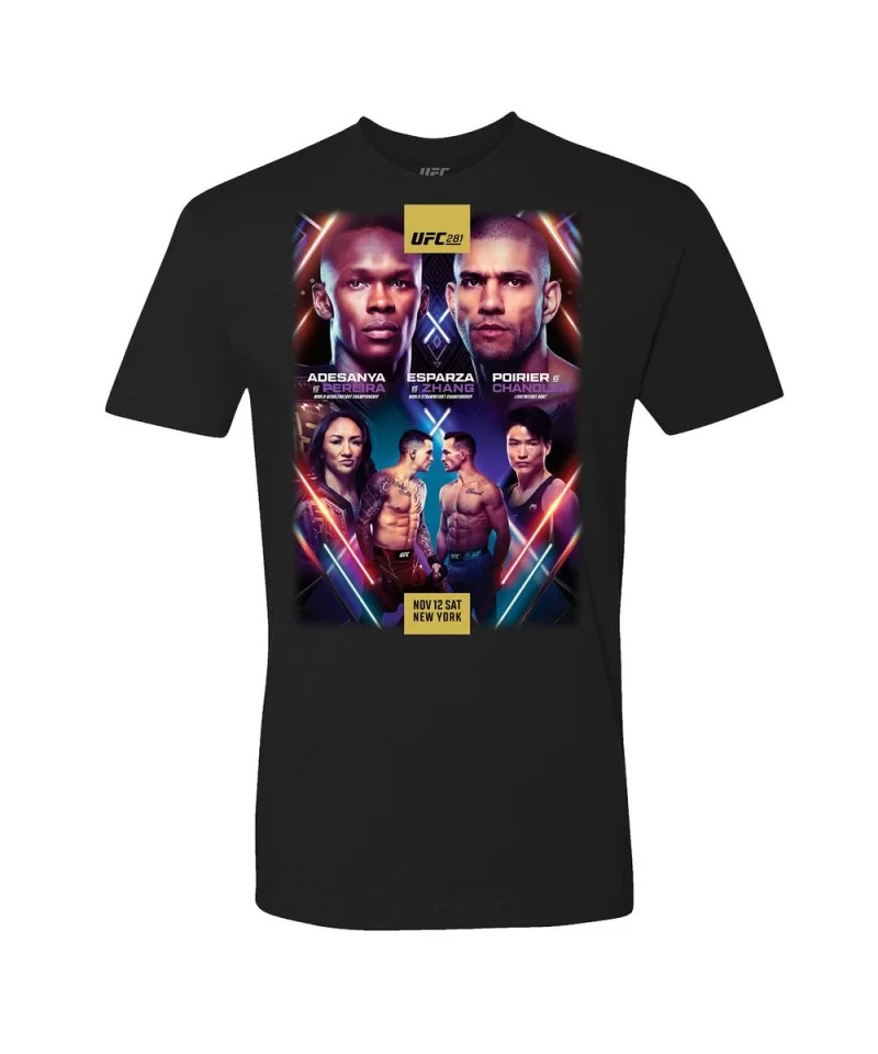 Men's UFC 281 Adesanya vs Pereira Event T-Shirt - Black Size Small